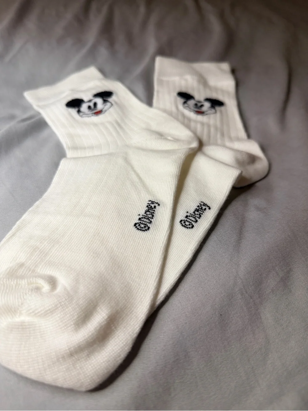 Disney Mickey Mouse White Crew Socks | NEVER WORN